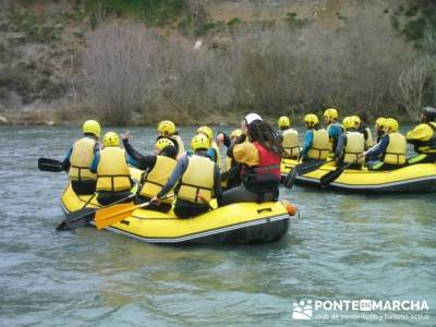 Rafting río Ara; Rutas Madrid nivel basico; senderismo madrid sierra norte